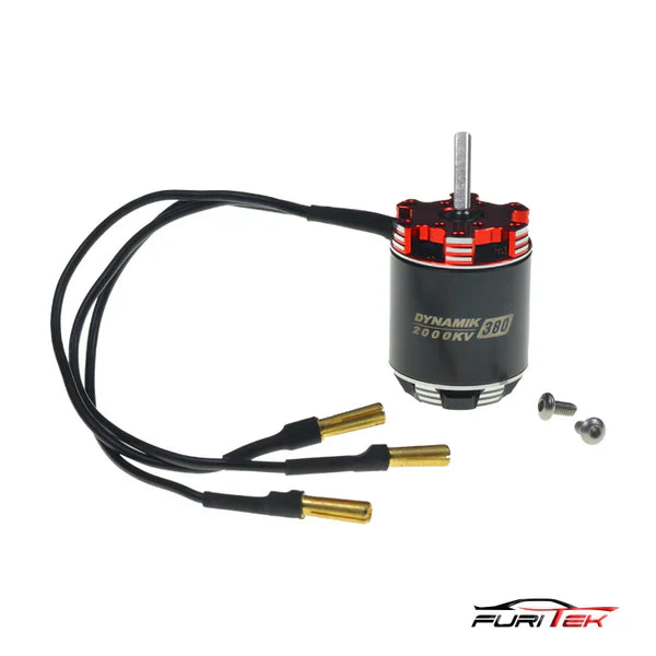 FURITEK DYNAMIK 380-2000KV-4S BRUSHLESS MOTOR FOR 1/10