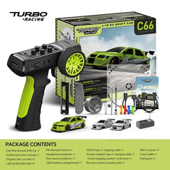 Turbo Racing C66 1:76 Scale RC Drift Car with GYRO RTR