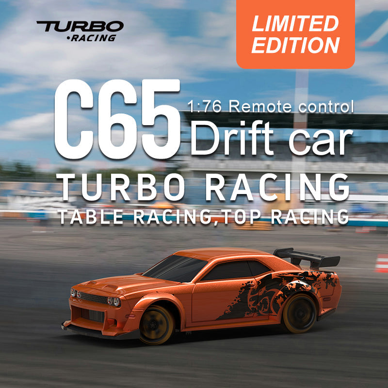 Turbo Racing C65 RC Car Limited Editions Drift RTR 1:76 With Gyro Full Proportional Remote Control