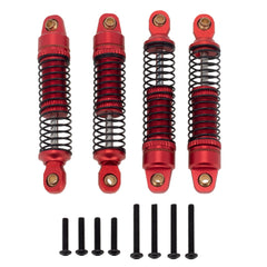 MEUS Racing TRX4M Connecting rod Shock absorber 55MM Drive shaft kit For 1/18 TRX4M Ripper Land Rover Bronco Crawler Upgrade - RED - HeliDirect