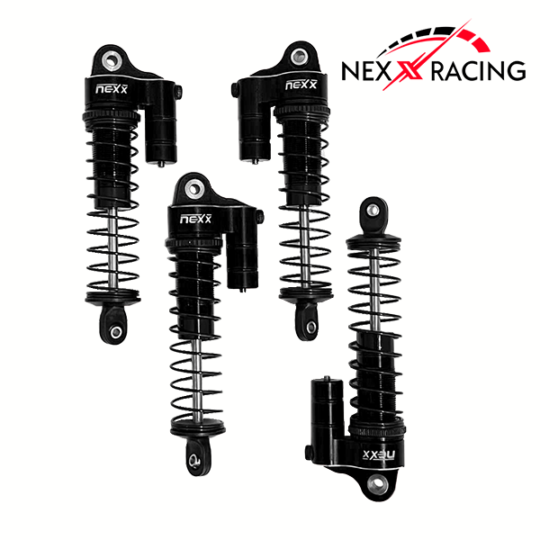 Nexx Racing 65mm Reservoir shocks (4pcs) for 1/18 Mini LMT - Black
