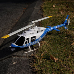 RC ERA 4CH C138 Bell206 Gyro Stabilized Helicopter w/ Optical Sensor Flow and Upgraded Transmitter - RTF (3 servos) - Blue