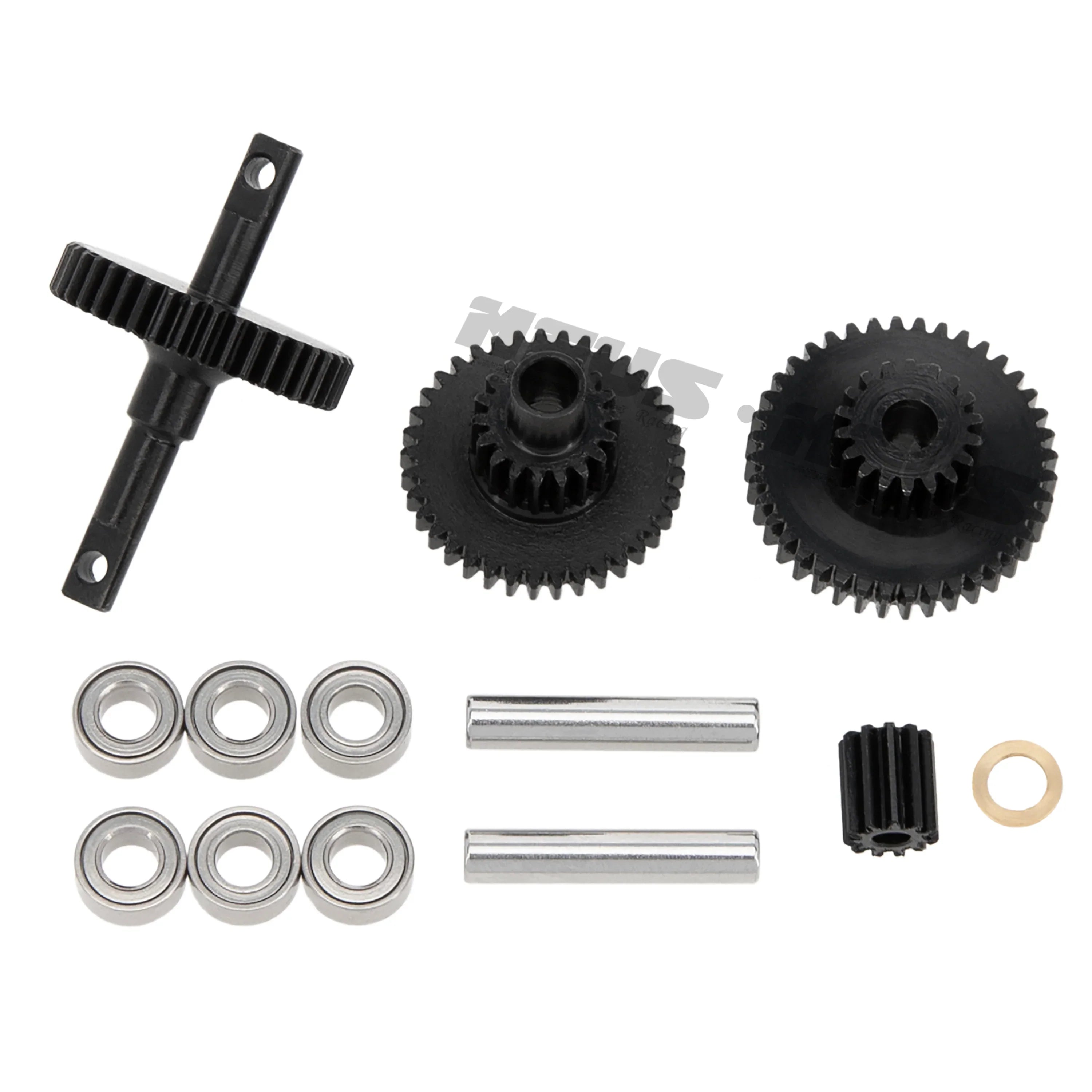 Meus Racing Steel Low Range Transmission Gear Set Upgrade Parts for TRX-4M TRX4M Bronco Defender 1/18 RC Crawler Car - HeliDirect