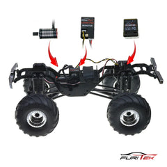 FURITEK MONSTER BRUSHLESS POWER SYSTEM WITH TX/RX FOR TRX-4MT