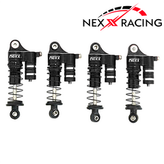 Nexx Racing Reservoir Shocks (4pcs) for Losi 1/24 Micro-B - BLACK