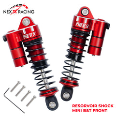 Nexx Racing Front Reservoir shock (2pcs) for Mini-T& Mini-B - RED