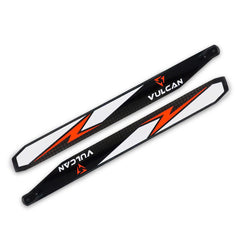 VULCAN ROTORS Precision Main Rotor Blades 200mm (Orange)