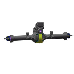 MEUS Racing SCX24 Metal V2 Isokinetic Front Rear Axles +5MM Isokinetic 3-Section CVD With 52° Steering Angle for 1/24 SCX24