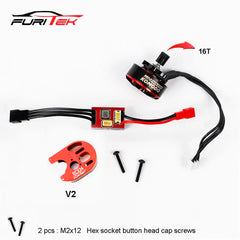 Furitek MicroSilk 2025 Brushless Power System with MicroPython and MiniKomodo For Axial SCX24