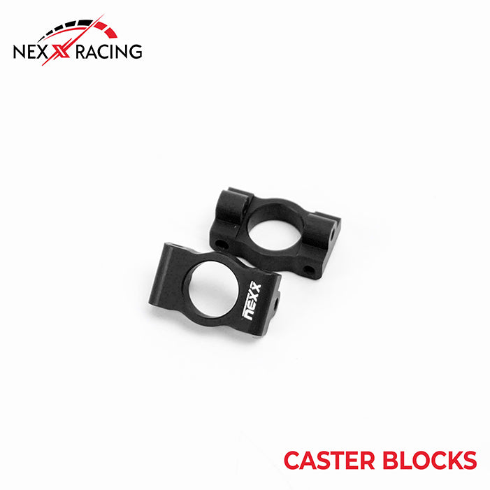 Nexx Racing Aluminum Caster Blocks Micro_B - BLACK