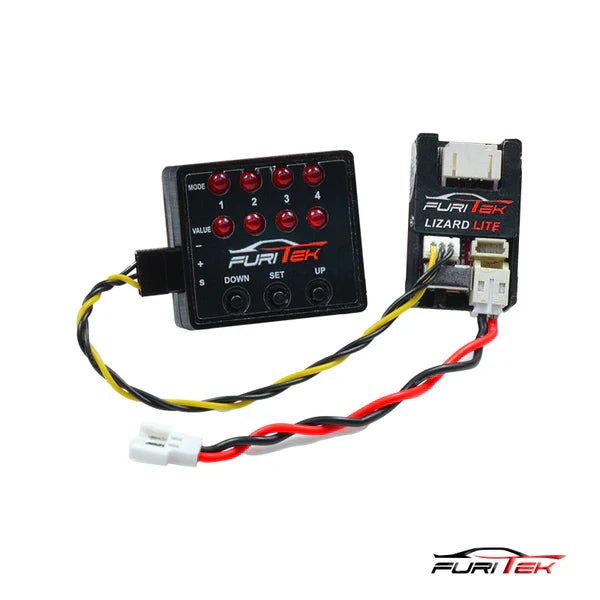 FURITEK LIZARD LITE WITH CARDSET BRUSHLESS ESC FOR 1-18 1-24 WITH FOC TECHNOLOGY