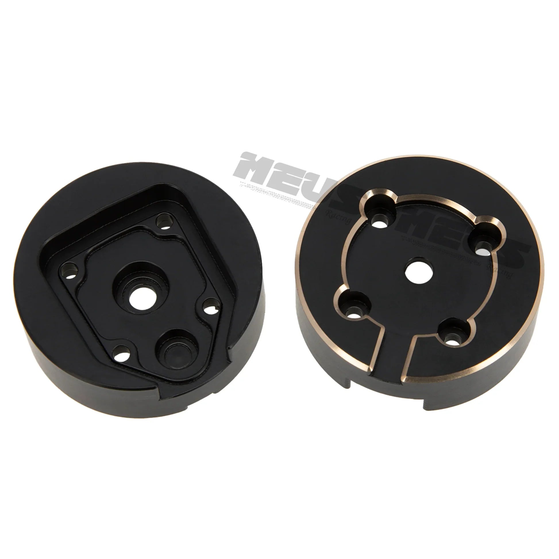 Meus Racing Brass Rear Outer Axle Housing For Axial 1/18 UTB18 - BLACK - HeliDirect