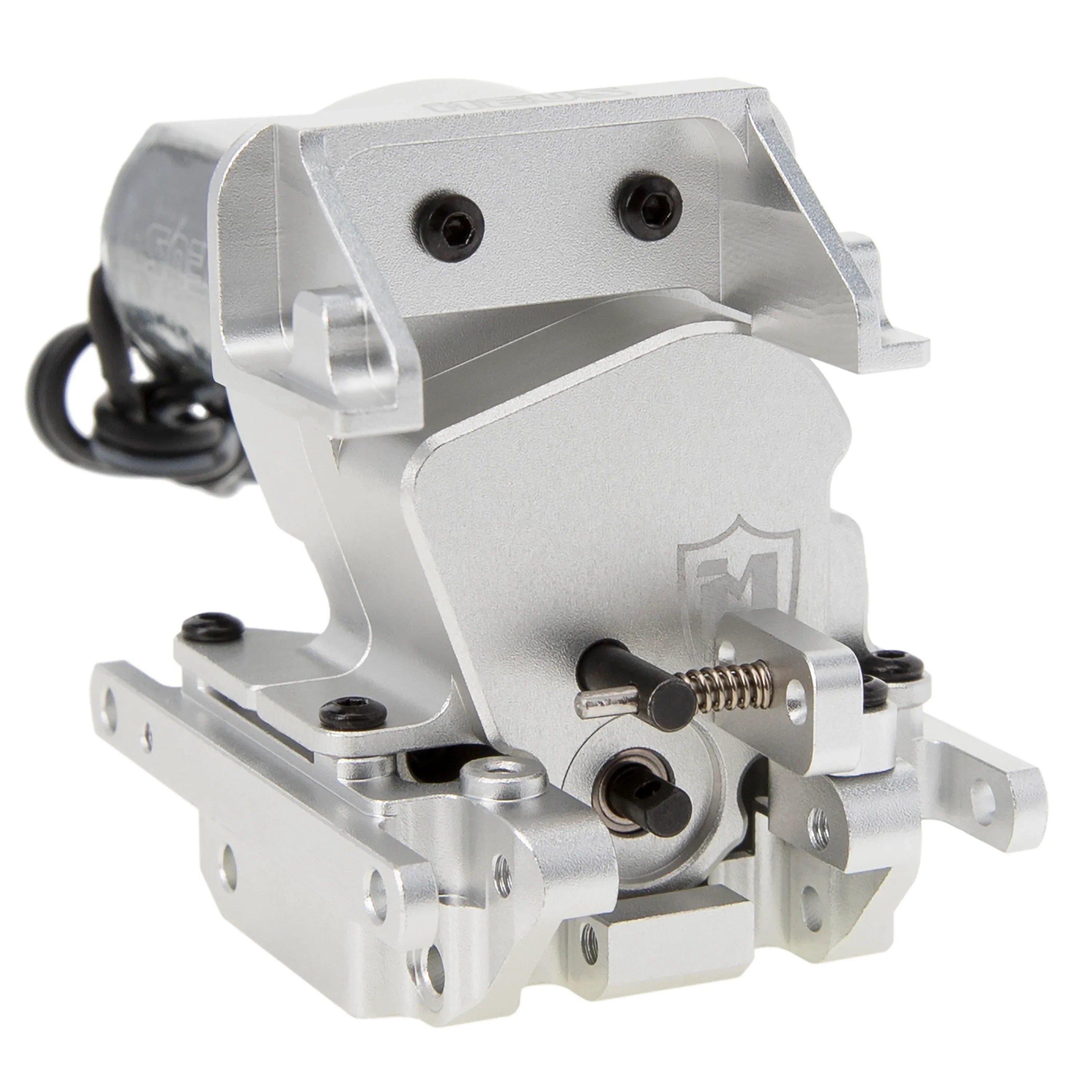 Copy of MEUS Racing Aluminum Dual Speed Gearbox Gearbox High Speed 15.7:1 Low Speed 56.6:1 for TRAXXAS 1/18 TRX4M Crawlers Upgrade Parts - SILVER - HeliDirect