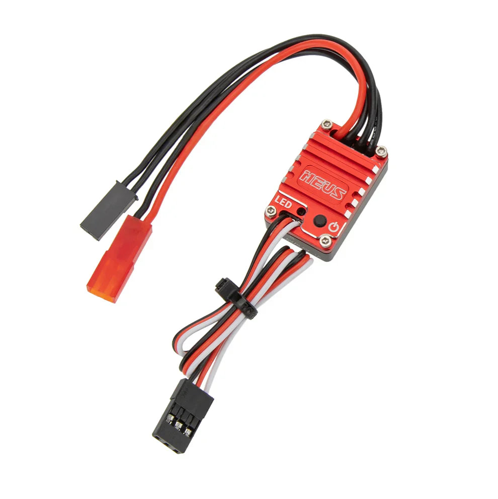 MEUS Racing ME25 25A Brushed Mini ESC for 1/24 SCX24 AX24 FCX24 1/18 TRX4M Ascent-18 RC Crawler