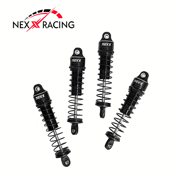 Nexx Racing 65mm Oil Shocks (4pcs) for 1/18 Mini LMT - Black