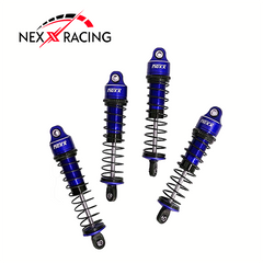 Nexx Racing 65mm Oil Shocks (4pcs) for 1/18 Mini LMT - Blue