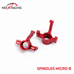 Nexx Racing Aluminum Spindles Micro_B - RED