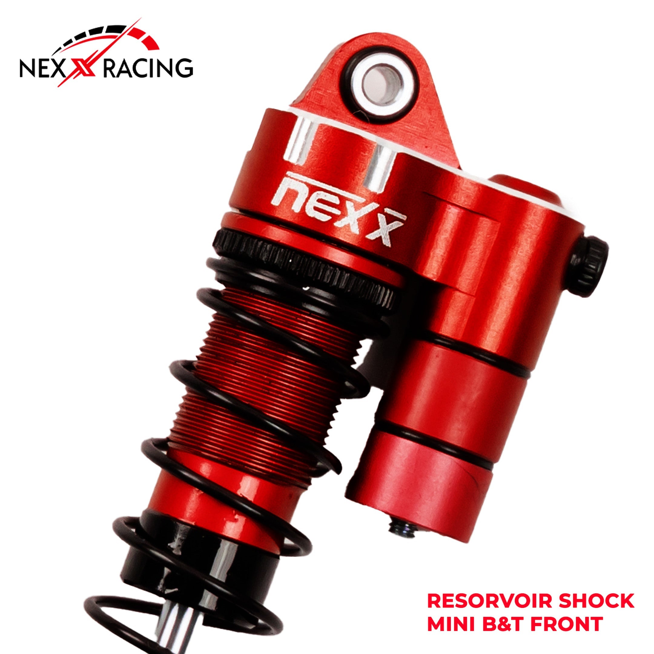 Nexx Racing Front Reservoir shock (2pcs) for Mini-T& Mini-B - RED