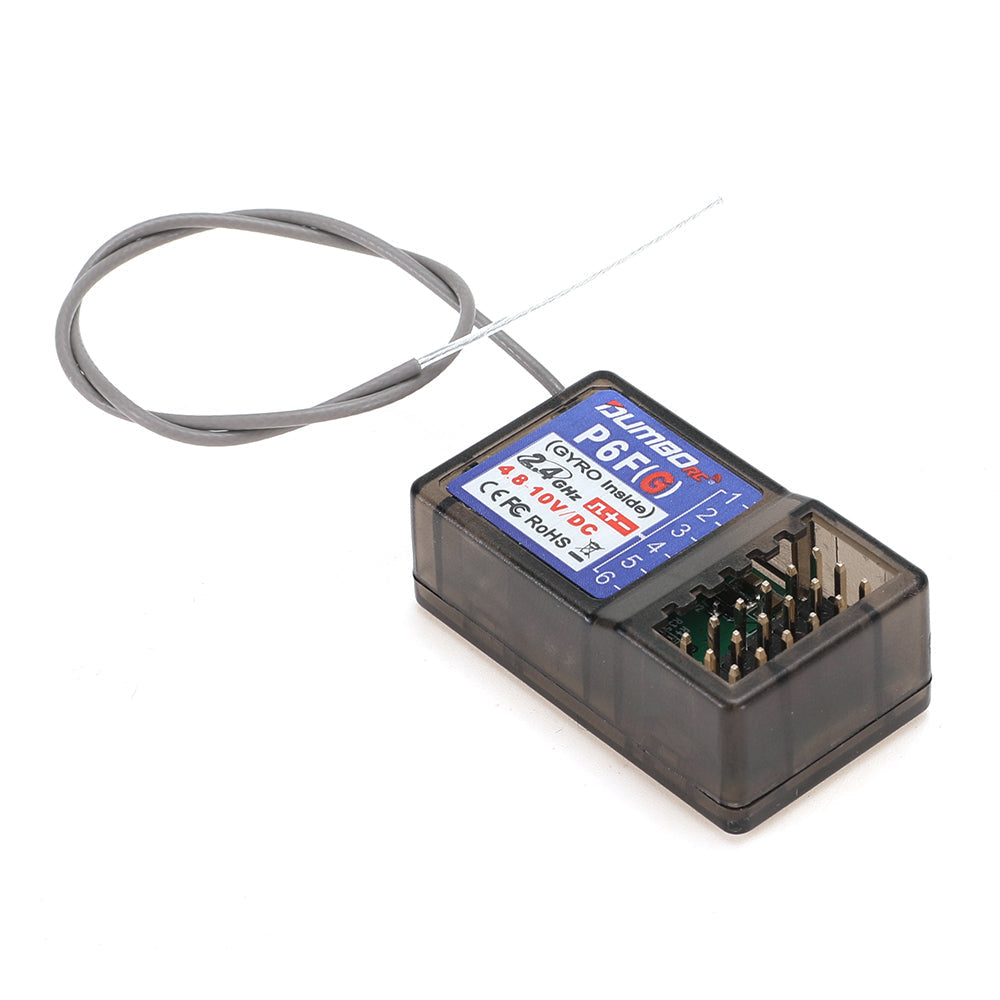 DUMBORC P6F(G) 6 Channels 2.4GHz RC Receiver with Gyro