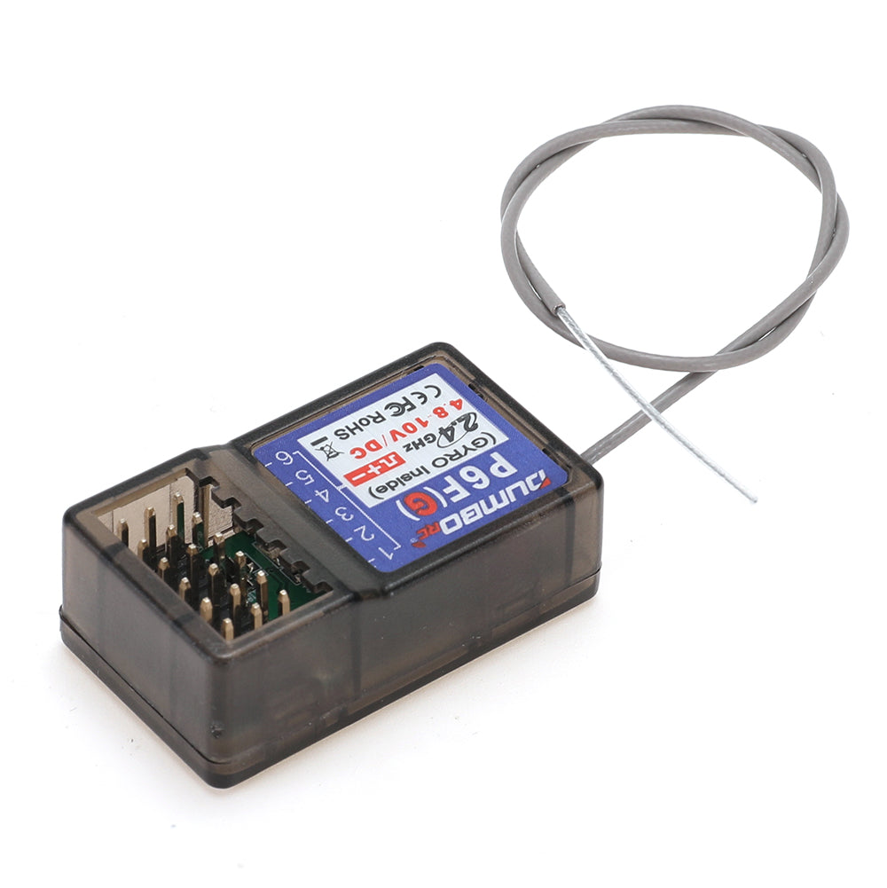 DUMBORC P6F(G) 6 Channels 2.4GHz RC Receiver with Gyro