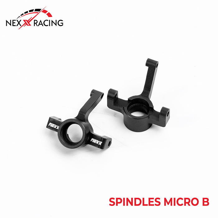 Nexx Racing Aluminum Spindles Micro_B - BLACK