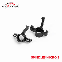 Nexx Racing Aluminum Spindles Micro_B - BLACK