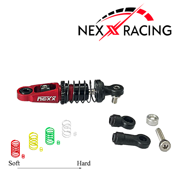 Nexx Racing Dual Spring Center Oil Shock Premium - RED