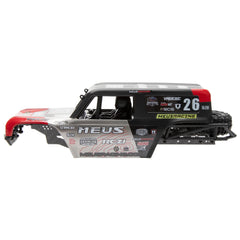 MEUS Racing MB24 Body 5.2in 132MM Axial Shell Body ABS+Nylon Carbon Fiber Frame For 1/24 Axial SCX24 Bronco Deadbolt JLU B-17 C10 - RED - HeliDirect