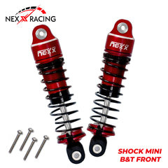 Nexx Racing Front Oil shock (2pcs) for Mini-T& Mini-B - RED