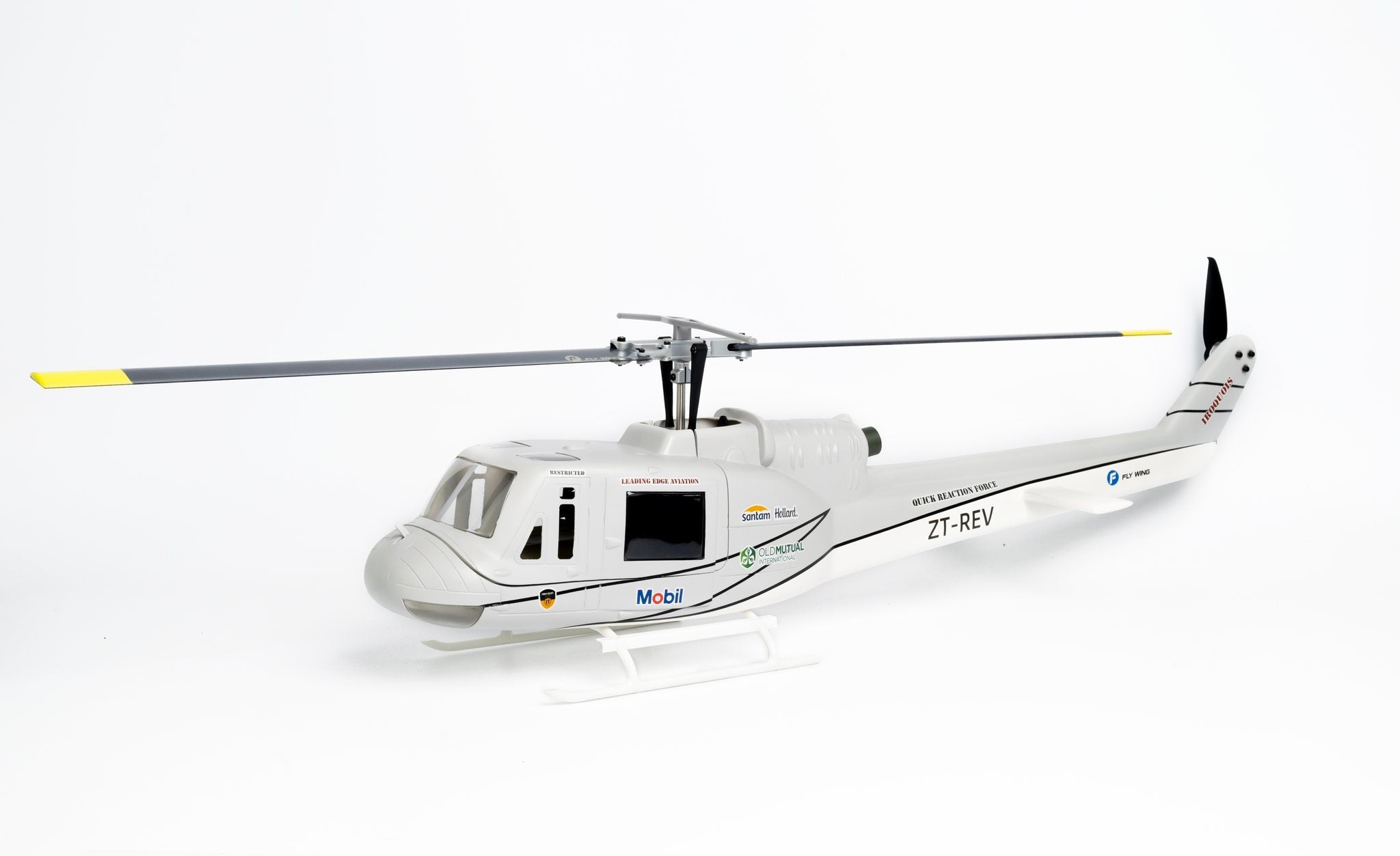 FlyWing UH-1 Iroquois V4 Scale Helicopter RTF - Grey - HeliDirect