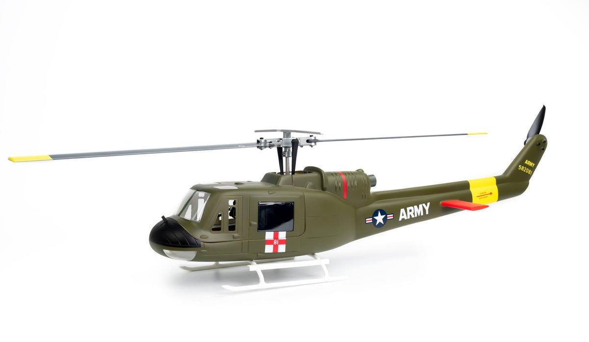 FlyWing UH-1 Iroquois V4 Scale Helicopter RTF - Green - HeliDirect