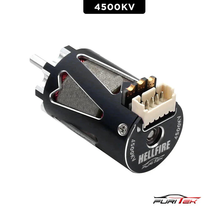 Furitek Hellfire 1410 4500kv Sensored brushless motor - Black color