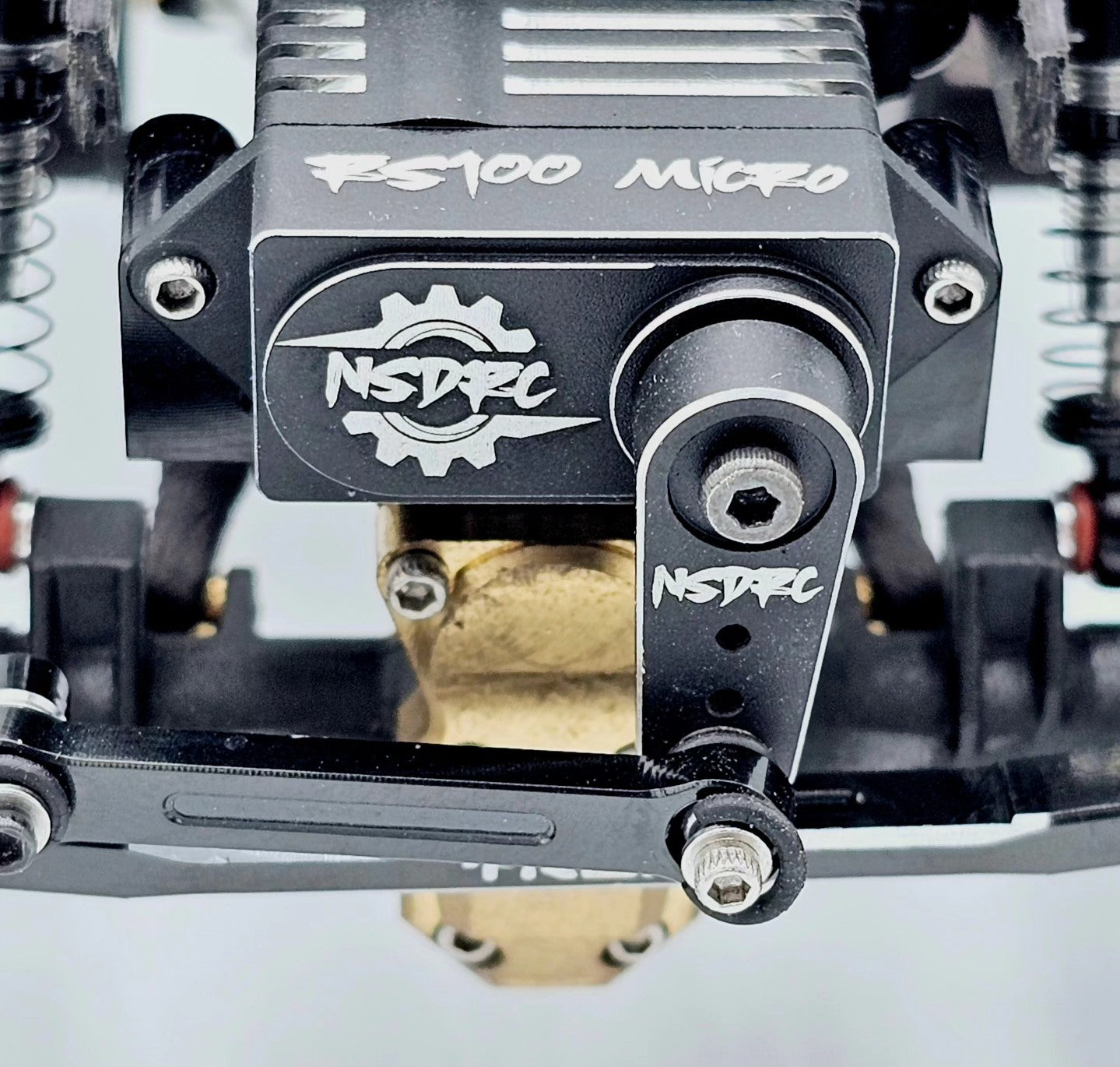 NSDRC RS100 HIGH TORQUE MICRO SERVO (Normal Side Wire Exit) - BLACK