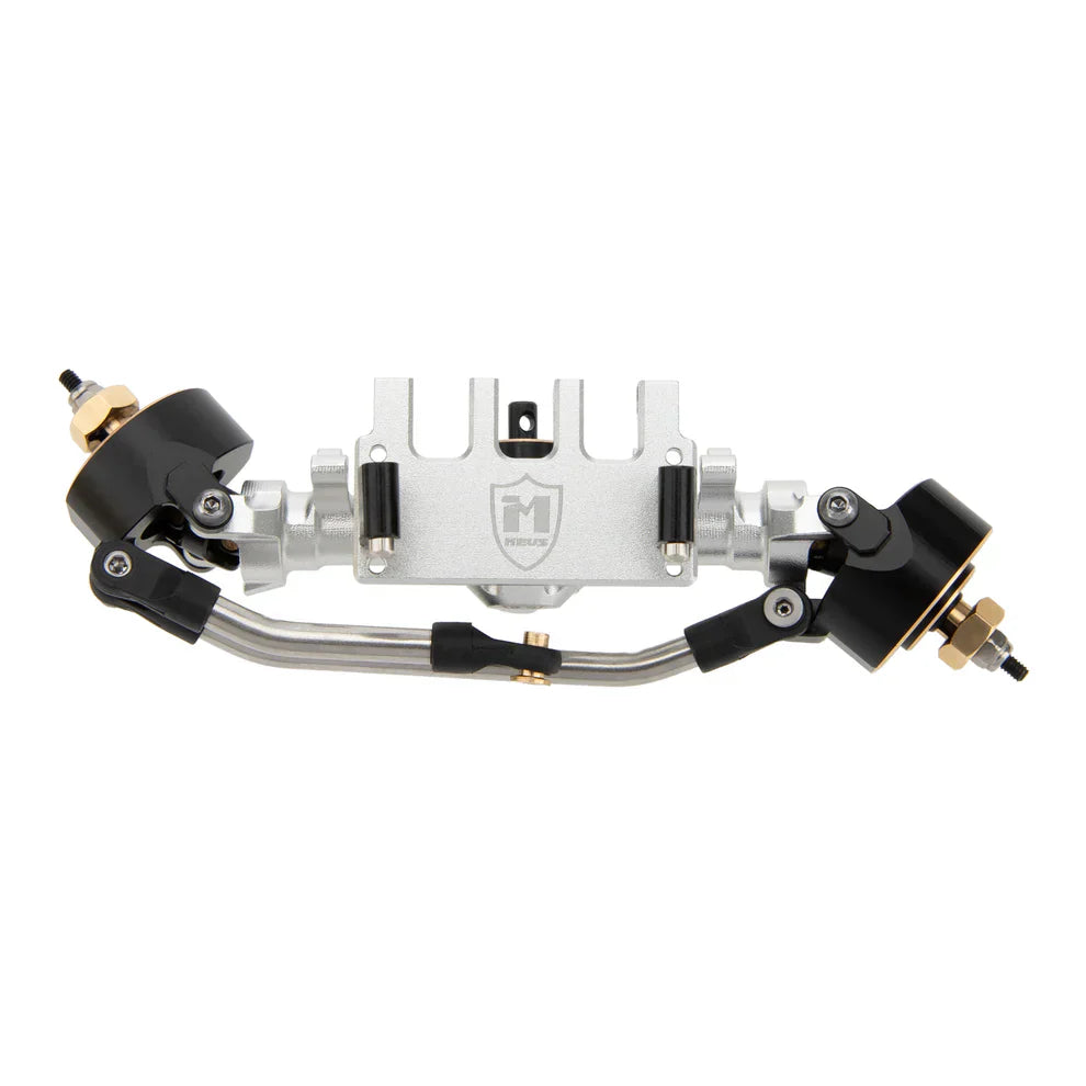 MEUS Racing SCX24 Metal V2 Isokinetic Front Rear Axles +5MM Isokinetic 3-Section CVD With 52° Steering Angle for 1/24 SCX24