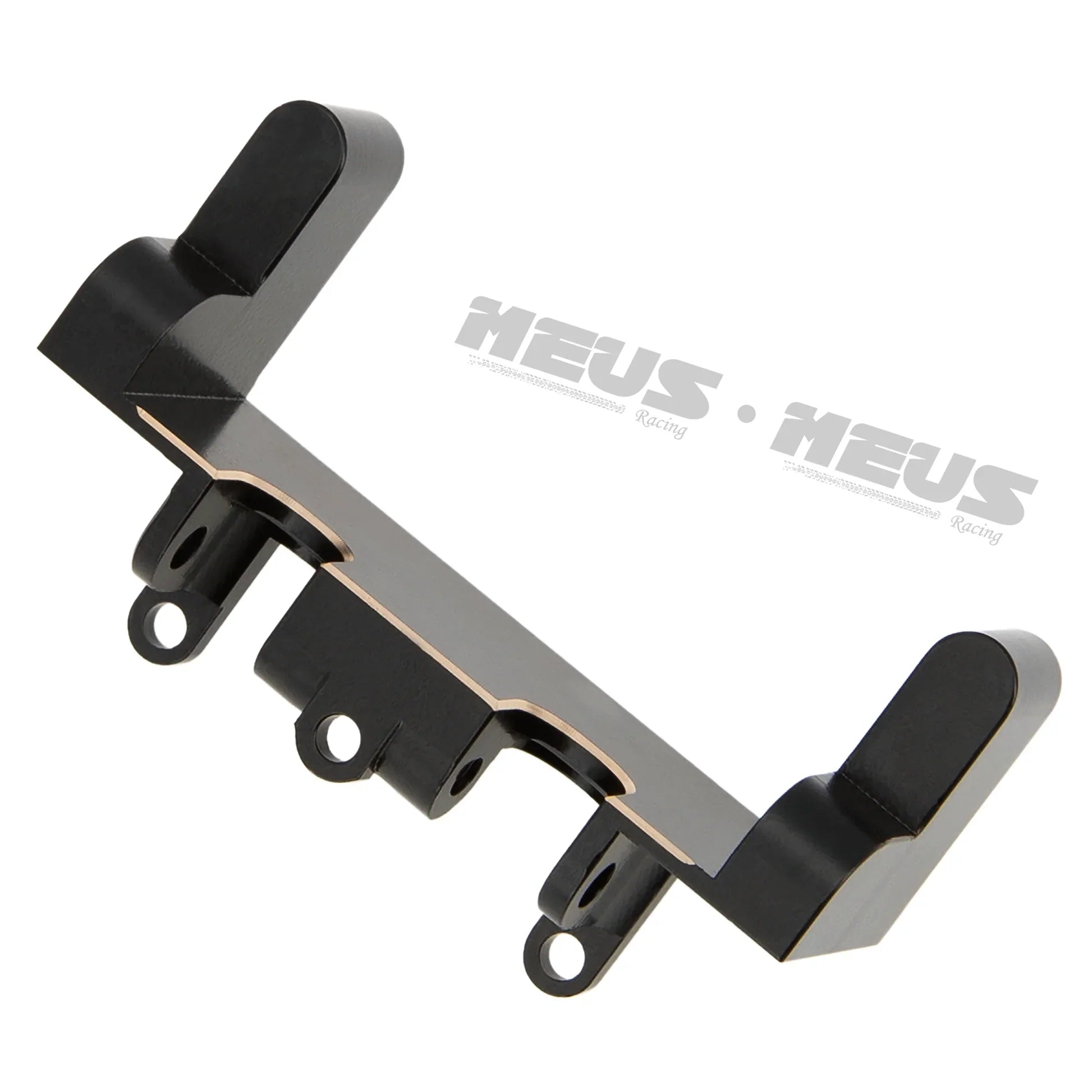 Meus Racing Brass Front Servo Mount For Axial 1/18 UTB18 - BLACK - HeliDirect