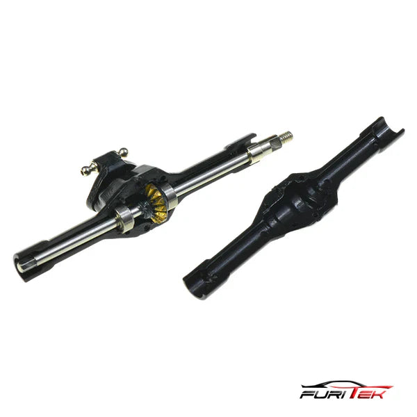 FURITEK COMPLETE PRE-BUILT REAR AXLE SET FOR FX132 1/32 SPARE PART - HeliDirect