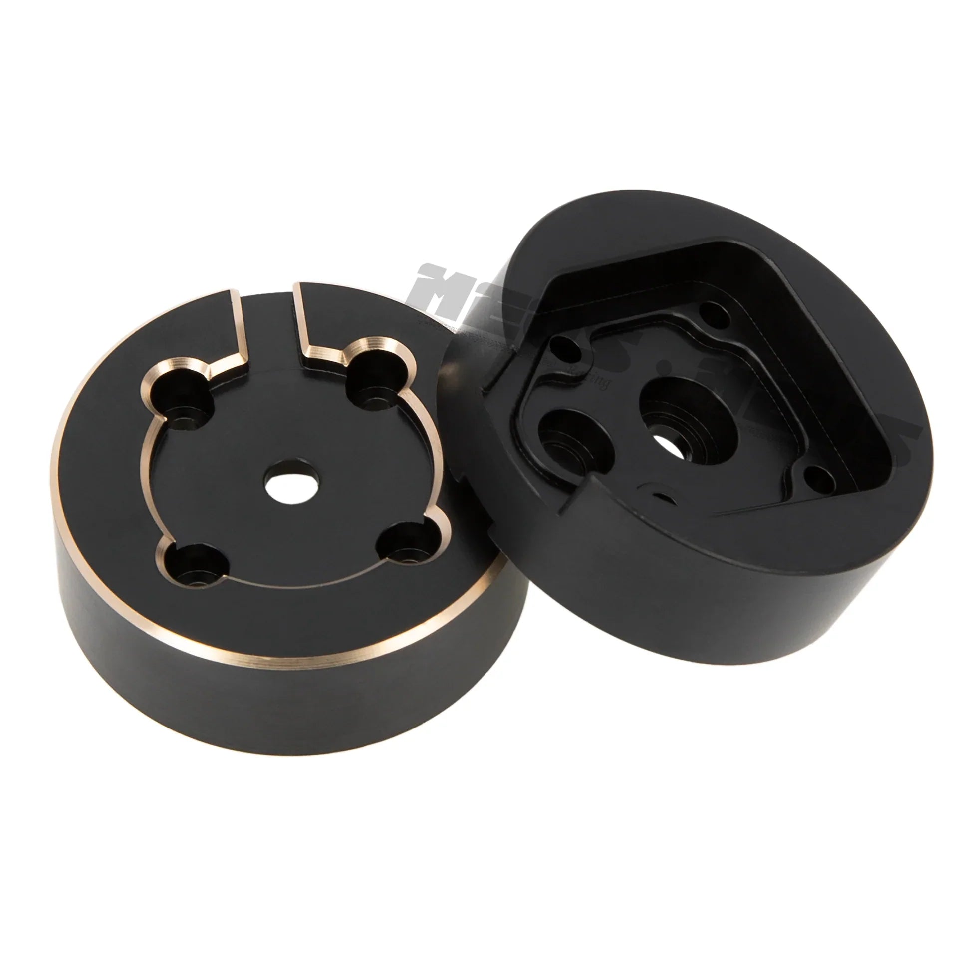 Meus Racing Brass Rear Outer Axle Housing For Axial 1/18 UTB18 - BLACK - HeliDirect