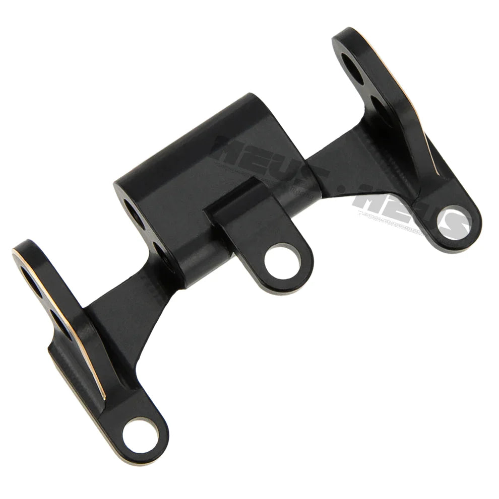 Meus Racing Brass Rear Link Mount For Axial 1/18 UTB18 - BLACK - HeliDirect