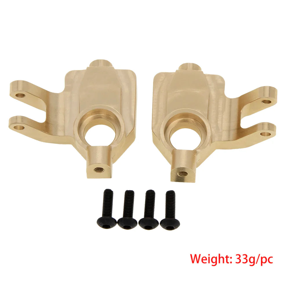 Meus Racing Brass Portal  Steering Knuckles For Axial 1/18 UTB18 - HeliDirect