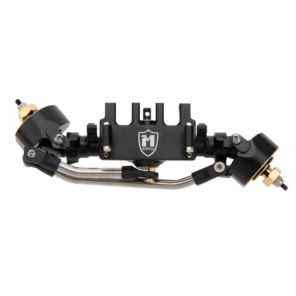 MEUS Racing SCX24 Metal V2 Isokinetic Front Rear Axles +5MM Isokinetic 3-Section CVD With 52° Steering Angle for 1/24 SCX24