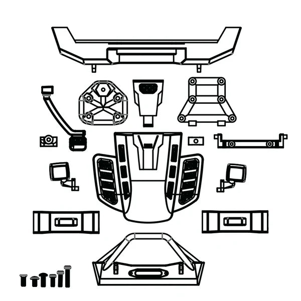 FURITEK FX118 KATANA BODY PARTS SET - HeliDirect