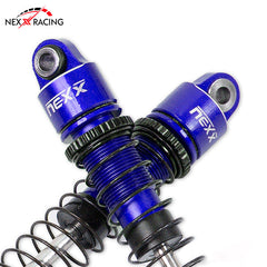 Nexx Racing 59mm Long Oil Shocks (6pcs) for Hobby Plus 1/18 ARKTOS 6X6 - BLUE