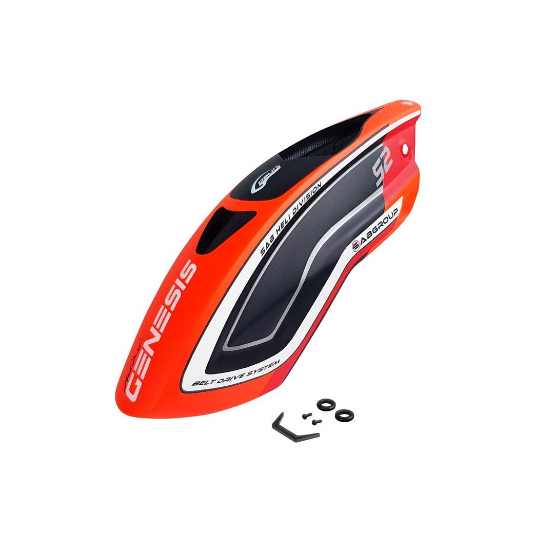 SAB Mini Genesis Carbon Fiber Canopy Matte Orange