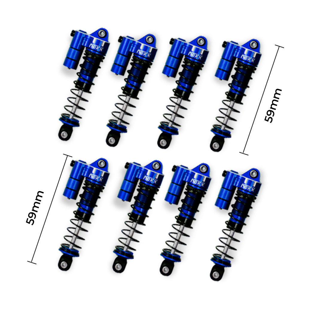 Nexx Racing 53mm Reservoir shocks (8pcs) for Terranaut 8x8