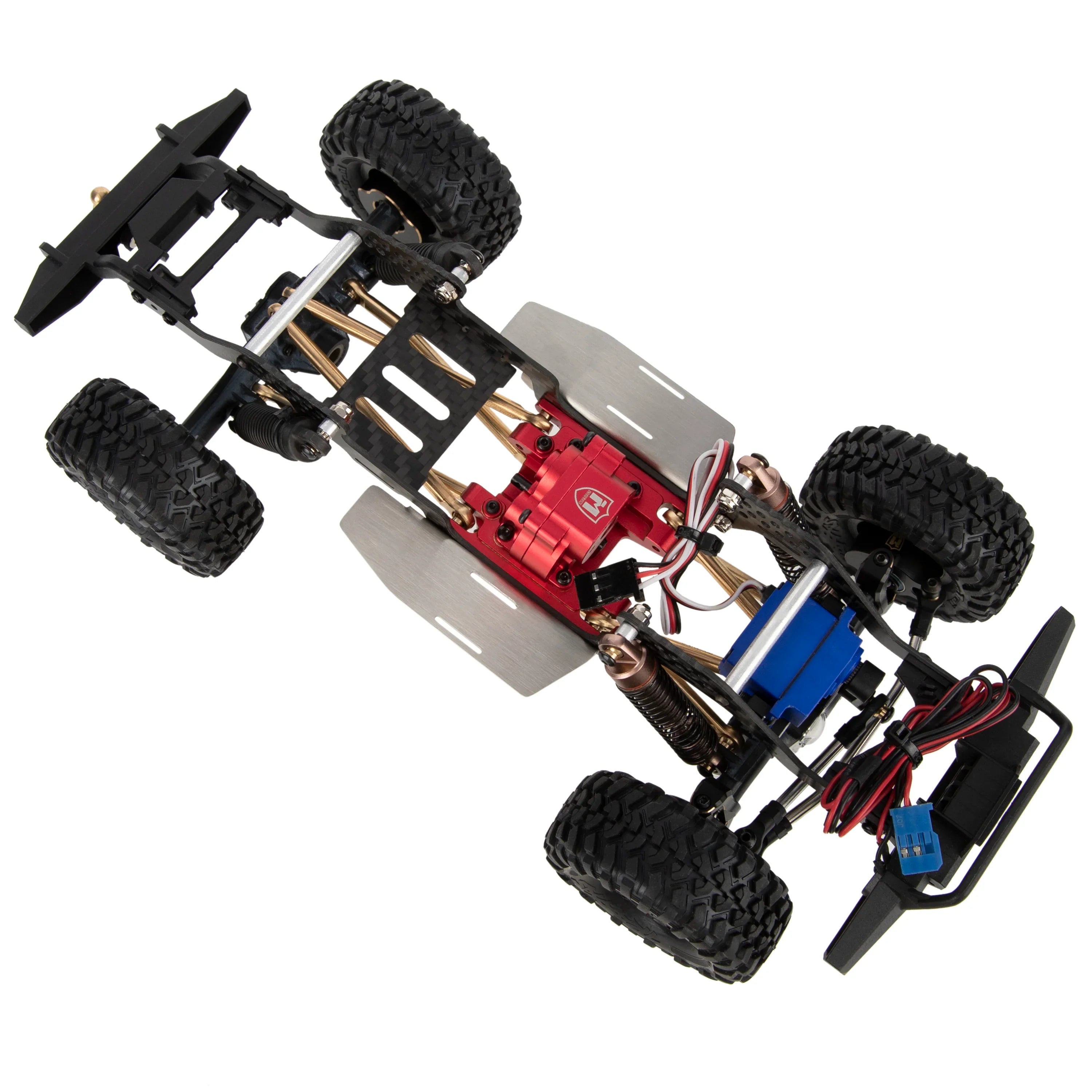 Meus Racing 1/18 RC Car Carbon Fiber LCG Chassis Frame Girder for TRAXAS TRX-4M 1/18 RC Crawler Car Upgrade Parts - HeliDirect