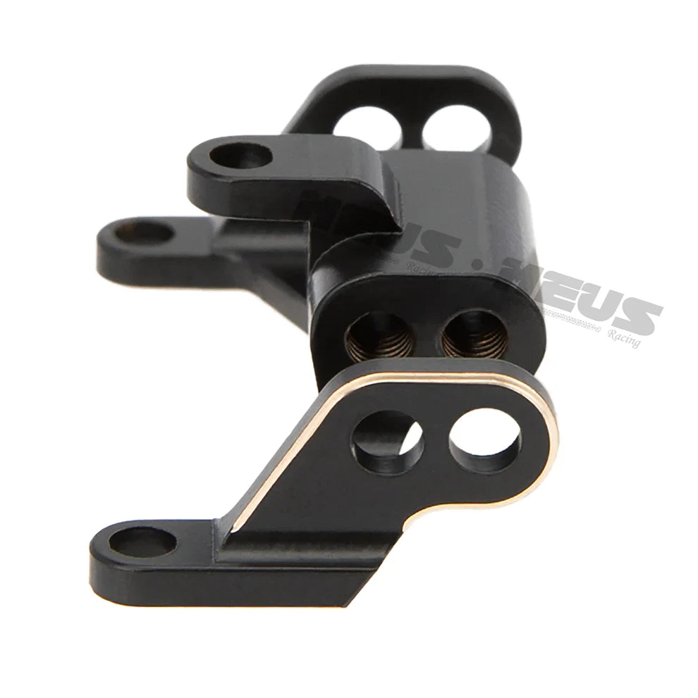 Meus Racing Brass Rear Link Mount For Axial 1/18 UTB18 - BLACK - HeliDirect