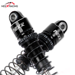 Nexx Racing 59mm Long Oil Shocks (6pcs) for Hobby Plus 1/18 ARKTOS 6X6 - BLACK