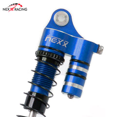 Nexx Racing 45mm Reservoir Shocks (4pcs) for 1/24 RC Crawler FMS FCX24/ FCX18 Hummer EV - BLUE