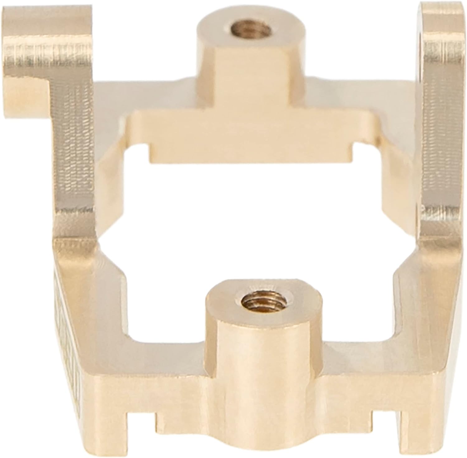 Meus Racing Aluminum Servo Mount Metal Servo Mount for 1/18 TRX4M TRX-4M RC Crawler Upgrade Parts Accessories (Brass) - HeliDirect