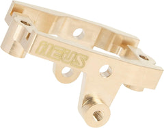 Meus Racing Aluminum Servo Mount Metal Servo Mount for 1/18 TRX4M TRX-4M RC Crawler Upgrade Parts Accessories (Brass) - HeliDirect